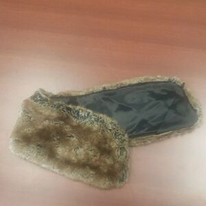 Brown Faux Fur Collar